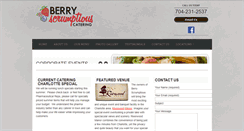 Desktop Screenshot of goberrycatering.com